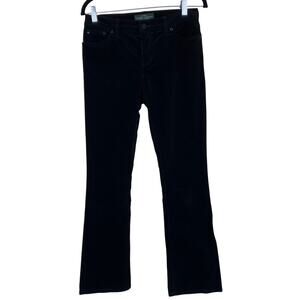 L-Ralph Lauren Sz 4 Modern Bootcut Corduroy Pants Low Rise Preppy Academia